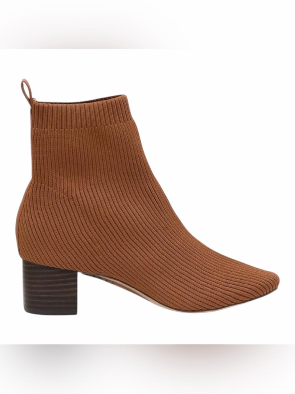 NWT Joie Neely Knit Stretchy Block Heel Sock Ankle Boot